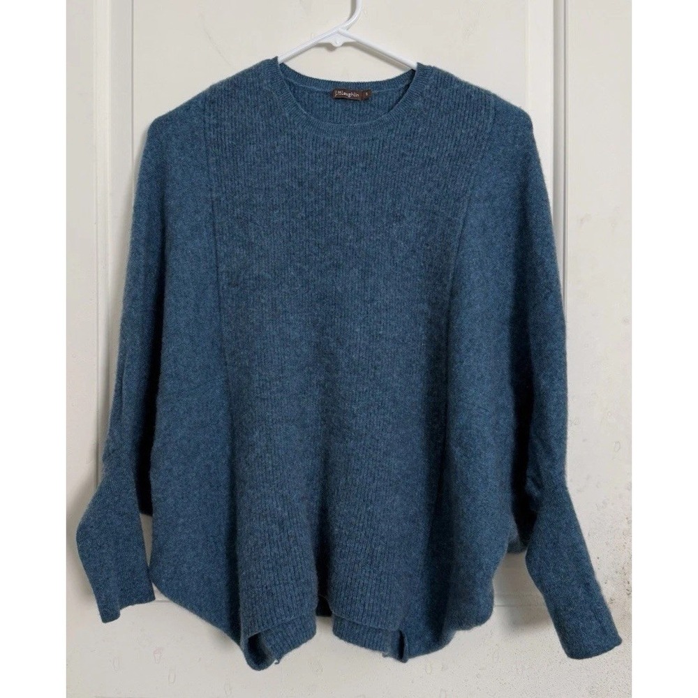 J. Mclaughlin Cashmere Dolman Sleeve Oversized‎ Sweater Womens Small Minimalist